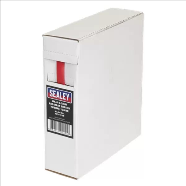 Genuine SEALEY HST6412R Heat Shrink Tubing Red Ø6.4-3.2mm 12mtr