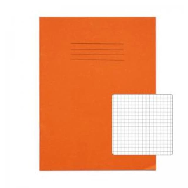 VEX678 - 75 - 2: RHINO 9 x 7 Exercise Book 64 Page Orange (Pack of 100)
