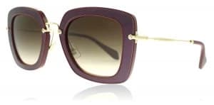 Miu Miu MU07OS Sunglasses Amaranth UFY6S1 52mm