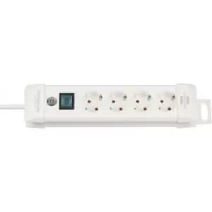 Brennenstuhl 1952240100 Power strip (+ switch) 4x White PG connector