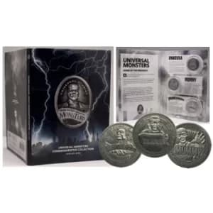 Universal Monsters Collectable Coin Set (Silver)