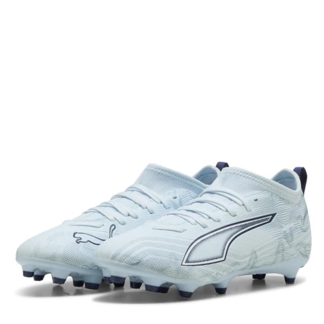 Puma Childrens PUMA Ultra 5 Match Firm Ground Football Boots Icy Blue male C13 (32)