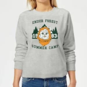 Star Wars Endor Camp Womens Sweatshirt - Grey - 3XL