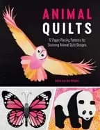 animal quilts 12 paper piecing patterns for stunning animal quilt designs