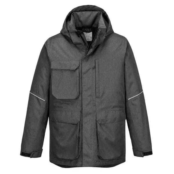 Portwest KX3 Mens Parka Jacket KX360GMRXL Colour: Grey Marl