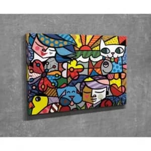 DC339 Multicolor Decorative Canvas Painting
