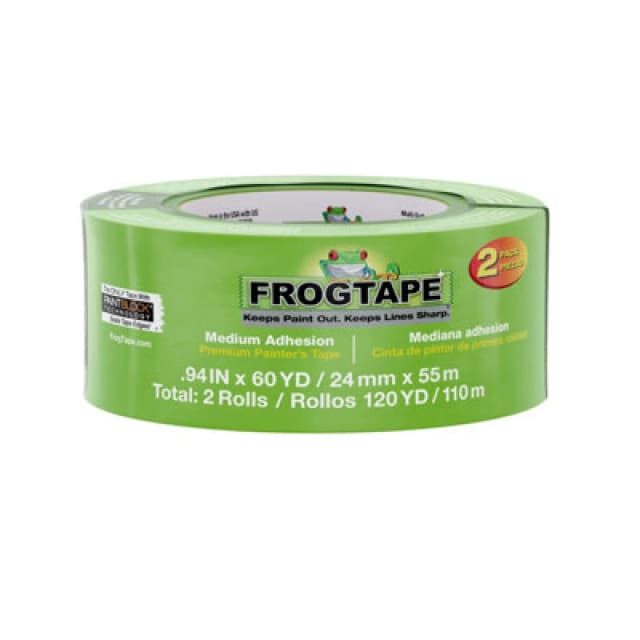 Frogtape Multi Surface Green Masking Tape (L)55M (W)24mm, Pack Of 2