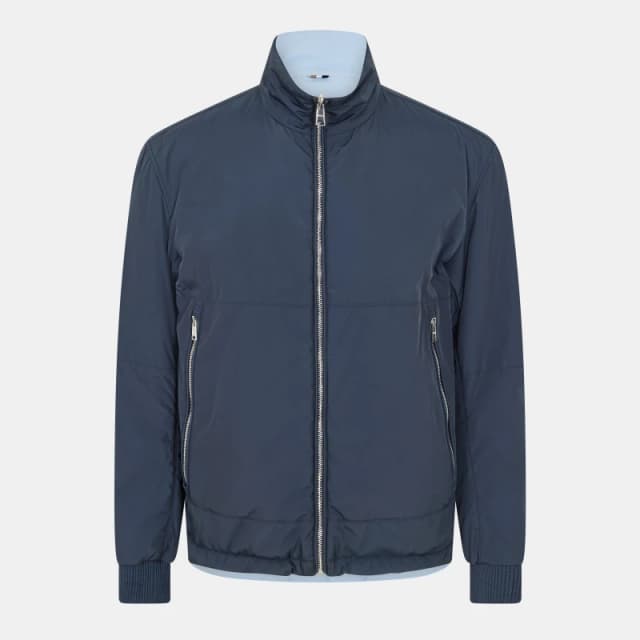 Boss Mens Crepin Dress Tailored Fit Coat Dark Blue male 2XL