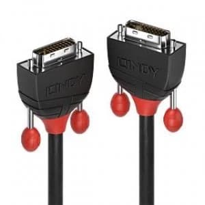 Lindy 36254 DVI cable 5m DVI-D Black