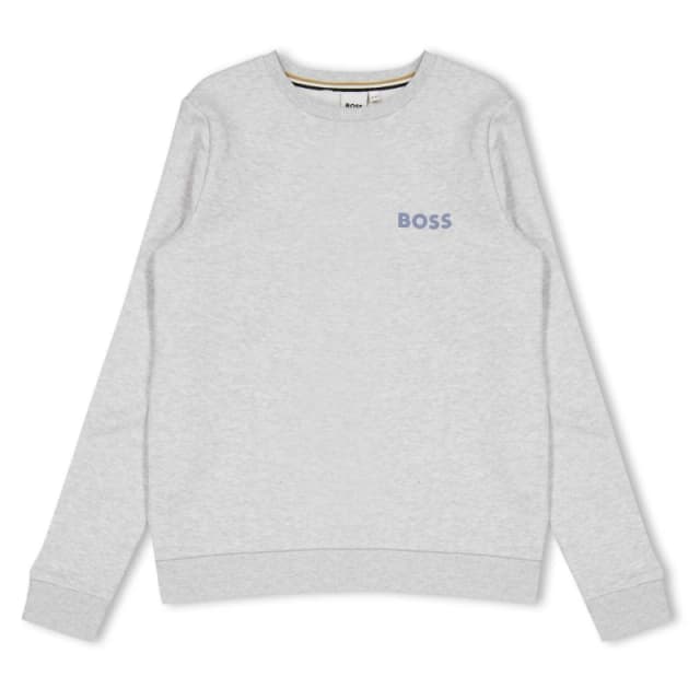 Boss Logo Sweatshirt Boys - Grey Grey 5 - 6 Years