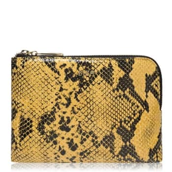 Biba BIBA Mini Pouch Purse - Yellow Snake