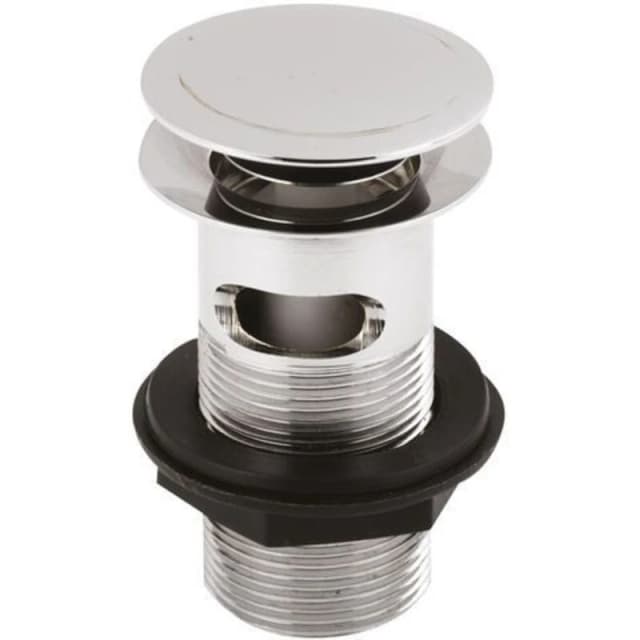 NUIE Nuie - Push Button Basin Waste Chrome - Slotted er07