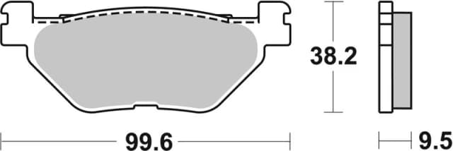 Carbon Ceramic Brake Pads - 07YA3908