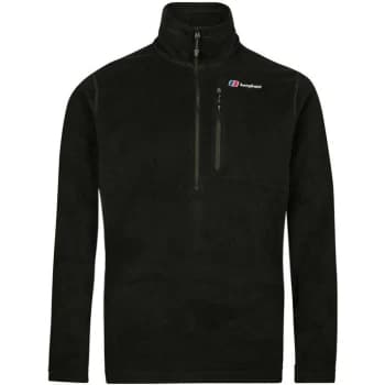 Berghaus Prism Zip Fleece Top - Jet Black