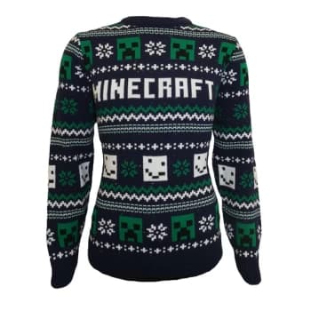 Minecraft - Pattern Unisex Christmas Jumper Large