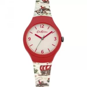 Ladies Cath Kidston Cowboy Silicone Strap Watch