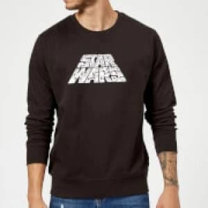 Star Wars The Rise Of Skywalker Trooper Filled Logo Sweatshirt - Black