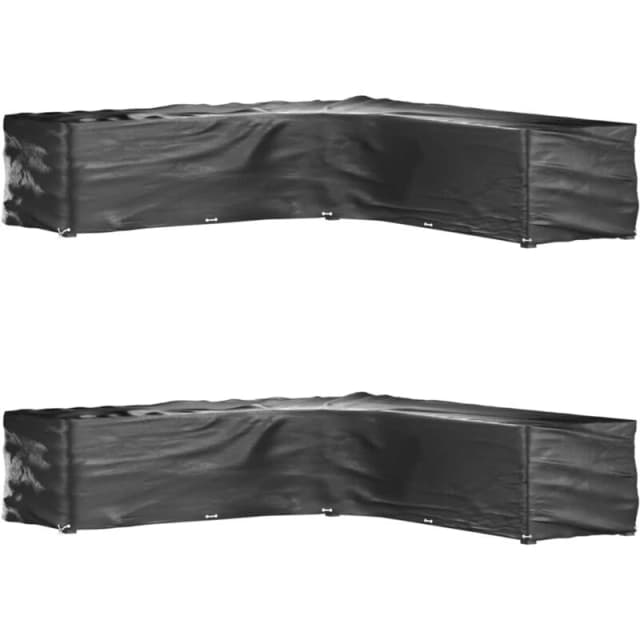 VIDAXL Vidaxl - L-Shaped Garden Furniture Covers 2 pcs 20 Eyelets 300x300x70cm 8720845747374