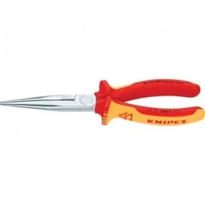 Knipex VDE Insulated Long Nose Pliers 200mm