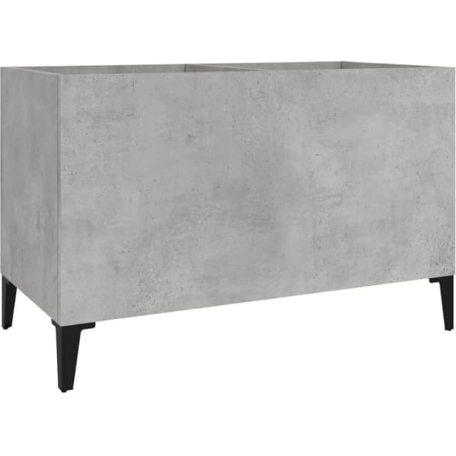 VIDAXL Record Cabinet Concrete Grey 74.5x38x48cm Engineered Wood Vidaxl 8720845878757