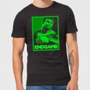 Avengers Endgame Hulk Poster Mens T-Shirt - Black