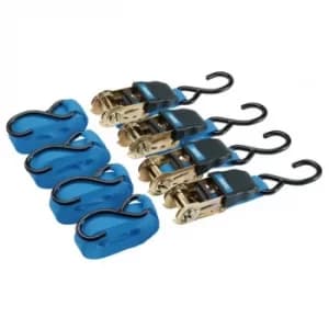 Draper Ratcheting Tie Down Strap Sets (4 Piece)