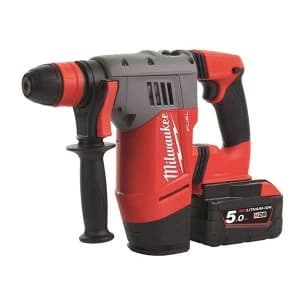 Milwaukee Power Tools M28 CHPX-502C FUEL SDS Plus Hammer Drill 28V 2 x 5.0Ah Li-ion