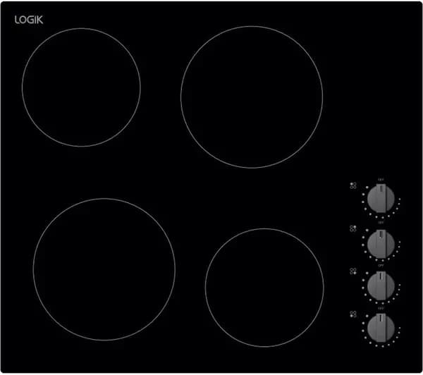 Logik LCHOBKN23 59cm Electric Ceramic Hob