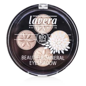 Lavera Beautiful Mineral Eyeshadow Quattro - # 02 Cappuccino Cream 4x0.8g/0.026oz