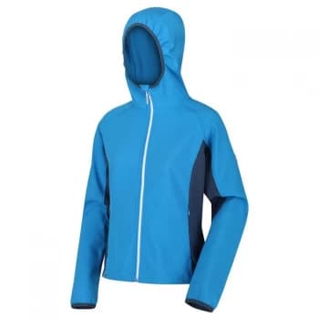 Regatta Womens Arec II Hooded Softshell Jacket - BluAst/DkDnm
