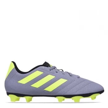 adidas Goletto Junior FG Football Boots - Grey/SolYellow