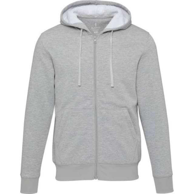 Elevate NXT Mens Natron Sherpa Full Zip Hoodie in Grey Size: XS Grey Male XS