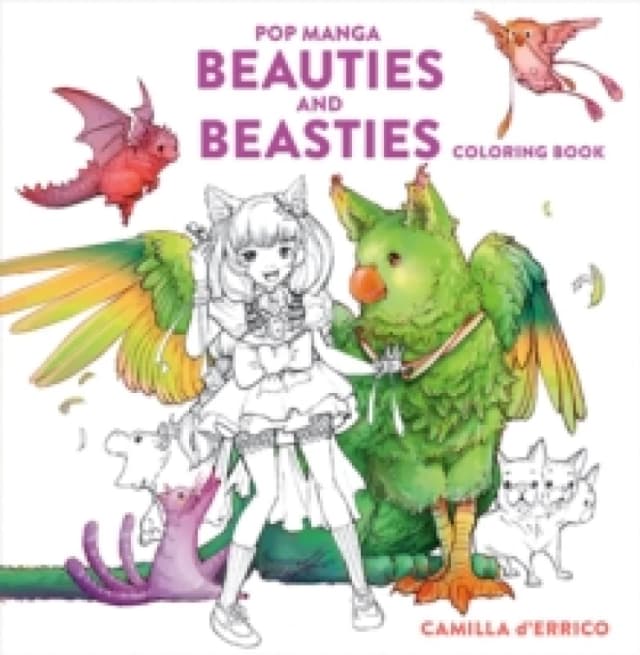 Pop Manga Beauties and Beasties Coloring Book Paperback / softback
