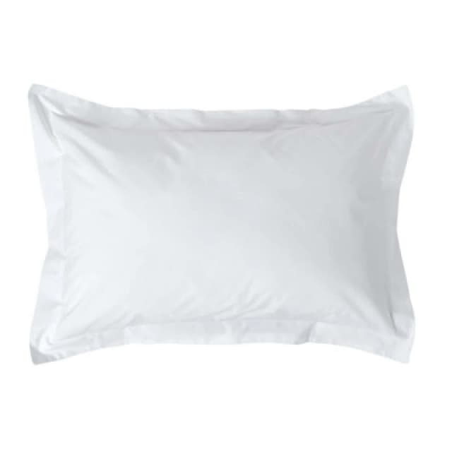 Homescapes Egyptian Cotton Oxford Pillowcase 200 TC, Standard Size White