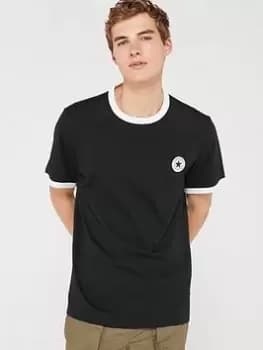 Converse Ringer T-Shirt, Black Size M Men