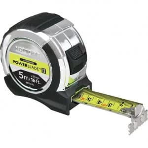 Komelon Powerblade Tape Measure Imperial & Metric 16ft / 5m 27mm
