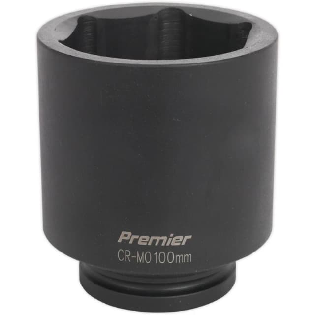 Loops 100mm Forged Deep Impact Socket - 1" Sq Drive - Chromoly Wrench Socket Multi