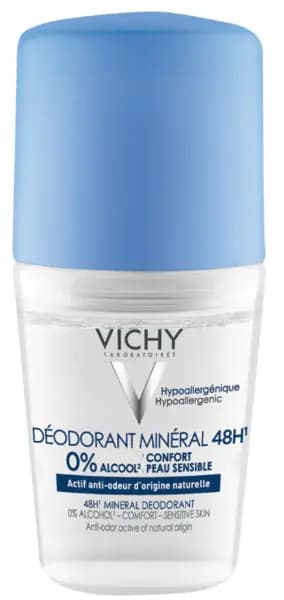 Vichy 48Hr Mineral Roll On Deodorant 50ml