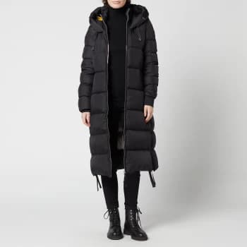 Parajumpers Womens Panda Extra Long Coat - Black - S
