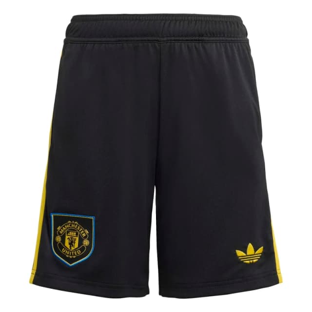 Adidas Manchester United Third Child Kit 2025/26 Noir Unisex 11/12 ans JP3052