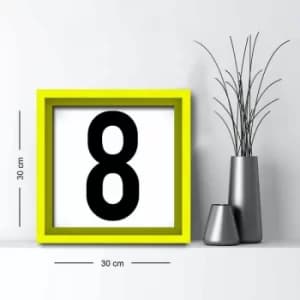 3030AHS-0111s Multicolor Decorative Framed MDF Painting