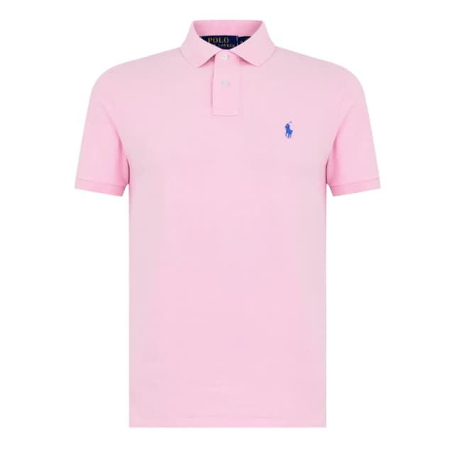 Polo Ralph Lauren Mens Custom Short Sleeve Polo Shirt Carmel Pink male M