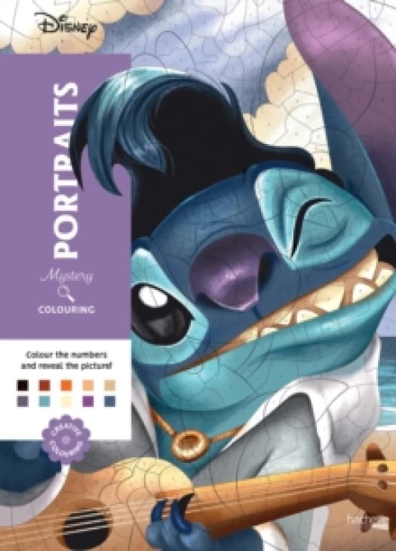 Mystery Colouring - Portraits : Reveal iconic Disney characters with colour by number Paperback / softback