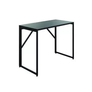 Jemini Folding Desk 1000x500x745mm BlackBlack Leg KF90995 KF90995