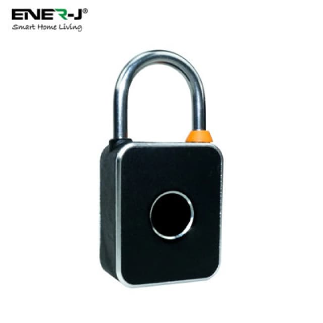 Ener-J Smart Padlock, Works With Fingerprint, Passcodes, App Control (Bluetooth), Ip65