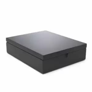 Bredemeijer Tea Box In Bamboo With 9 Inner Compartments And No Window - Black