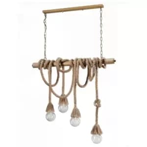 Corda-Mauli Pendant Ceiling Light, Rope Design