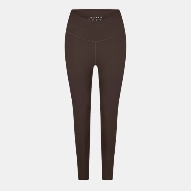 USA Pro Wrap Legging Womens Espresso female 8 (36)