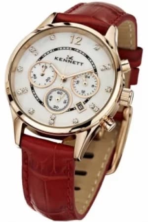 Ladies Kennett Lady Savro Chronograph Watch LWSAVWHGOLRD
