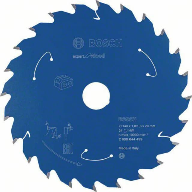 Bosch Expert Cordless Wood Cutting Circular Saw Blade 2608644499 Diameter: 140mm